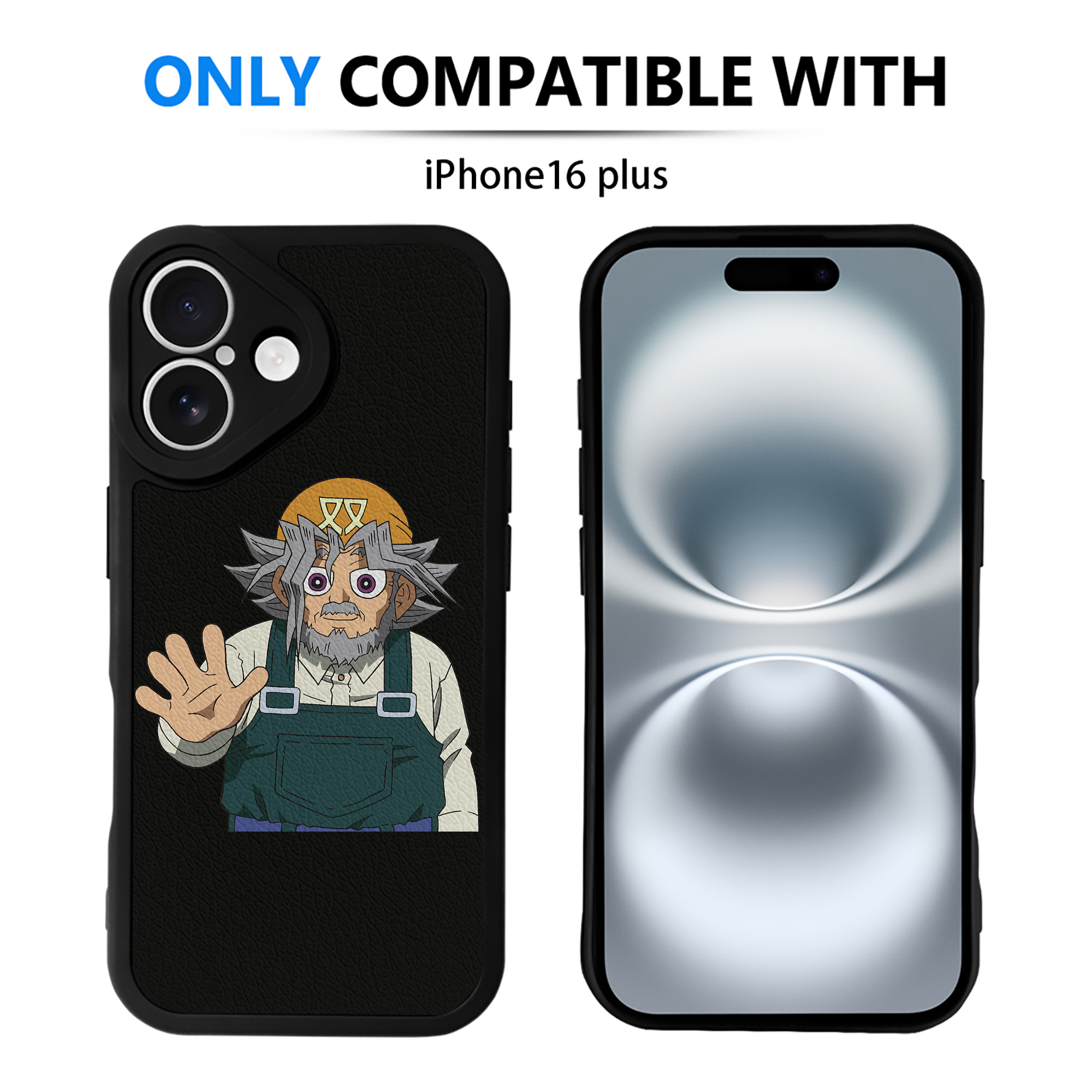 遊☆戯☆王 Yu-Gi-Oh! 【iPhone 16シリーズ対応】シリコンスマホケース（レザー調） 材質：シリコン
